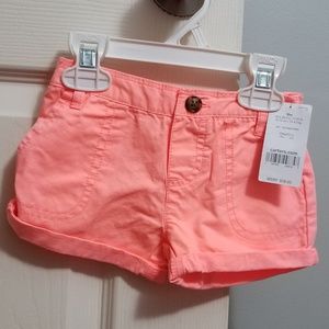Carter's Coral Shorts 9mo